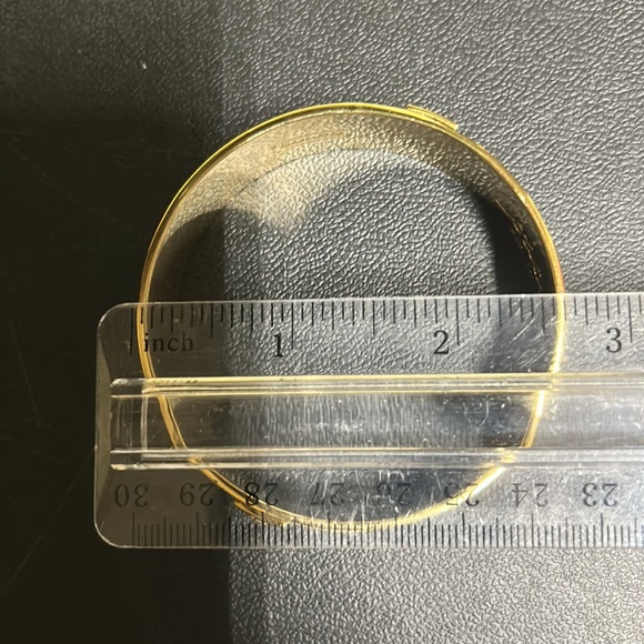 COACH Gold Bangle Bracelet NWOT - Picture 6 of 7